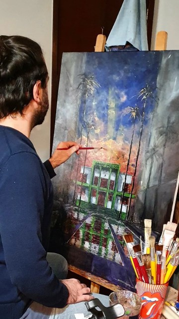 RePost: @jeanmichel

“Feliz por ter uma pintura estampada na capa da edição mais recente da Revista Casa D’Italia (@revistacasaditalia). Pintei a tela em 2022, retratando com um olhar diferentão (e um pouco inusitado) a fachada da sede histórica da instituição, na Avenida Rio Branco, em Juiz de Fora. O quadro fez parte da exposição “Locus” que realizei por lá no mesmo ano.
Agradeço a toda a equipe @casaditaliajf pelo carinho.

‘Casa D’Italia’ (2022)
acríclica sobre tela
100x70cm”